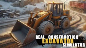Construction Excavator Simulator Driving