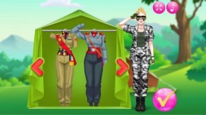 Military Style Dress Up Game