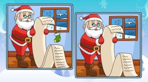 Christmas Spot the Difference Puzzle