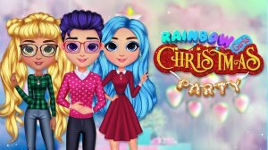 Rainbow Girls Christmas Dress Up