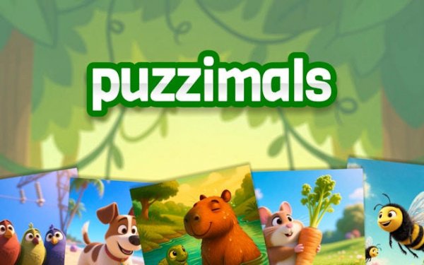 Tile Tumble Animal Puzzle