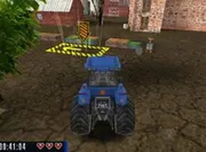 Farm Tractor Maneuvering Challenge