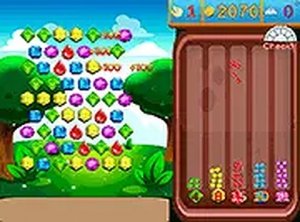Gem Alignment: Color Number Puzzle