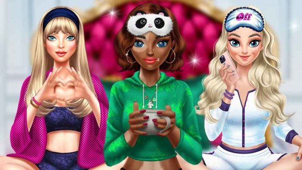 BFFs Luxury Loungewear Dress Up Game - Fashion Game